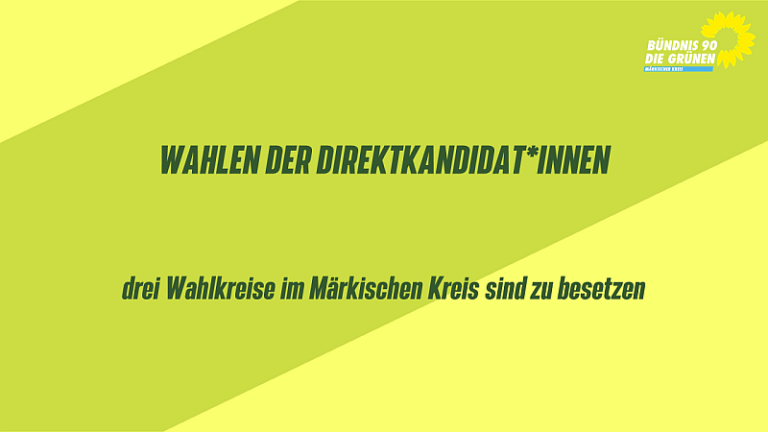 Briefwahl bestätigt Kandidat*innen